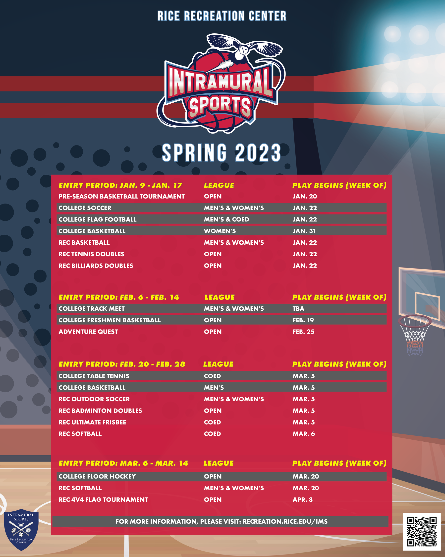 intramural Sports Spring 2023
